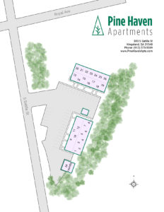 Pine Haven Apartments site map